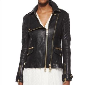 Burberry Remmington Lamb Leather Biker Jacket!